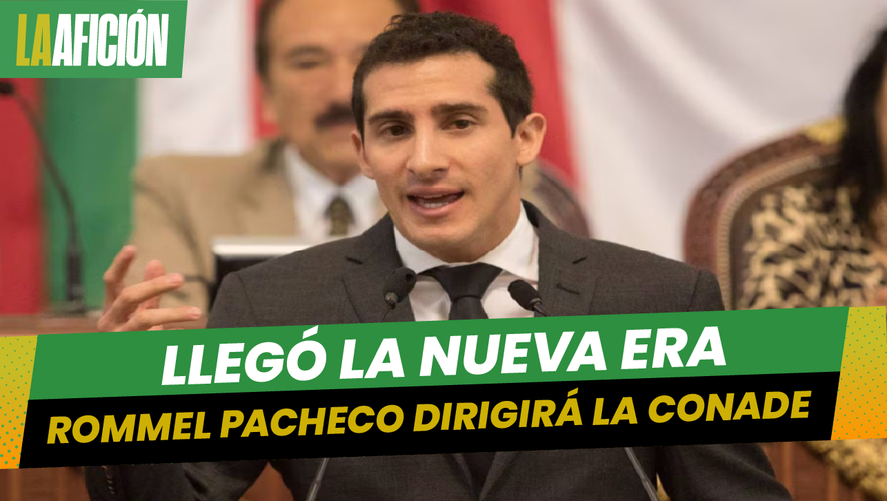 Rommel Pacheco es el nuevo titular de la Conade en gabinete de Sheinbaum