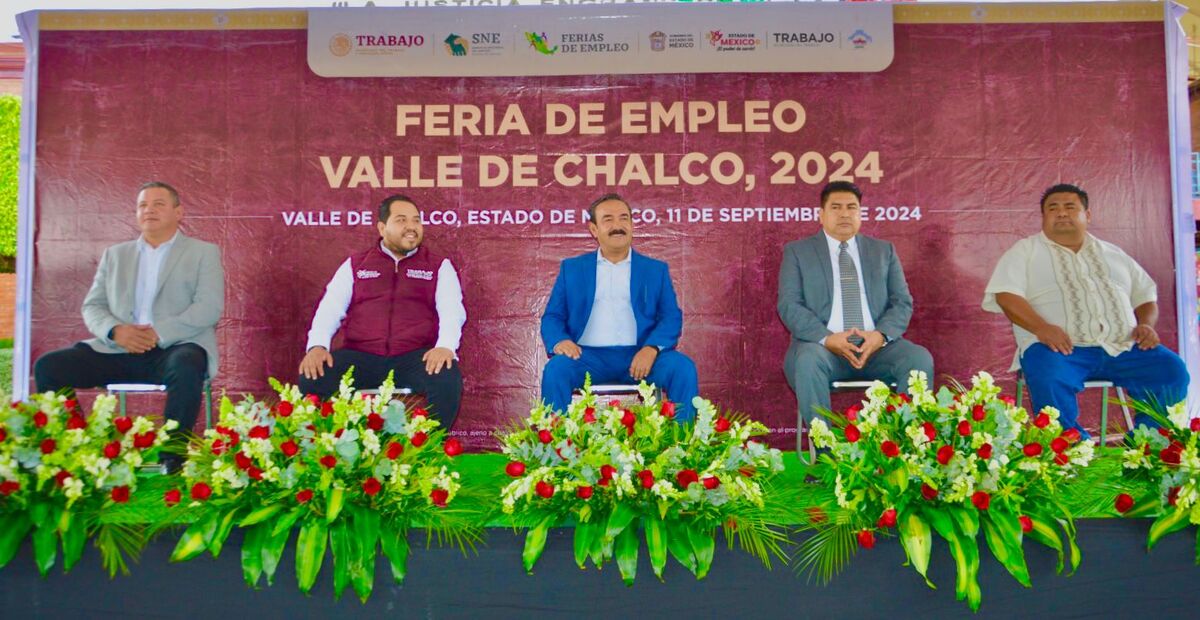 "Segunda Feria del Empleo 2024" en Valle de Chalco / Cortesía