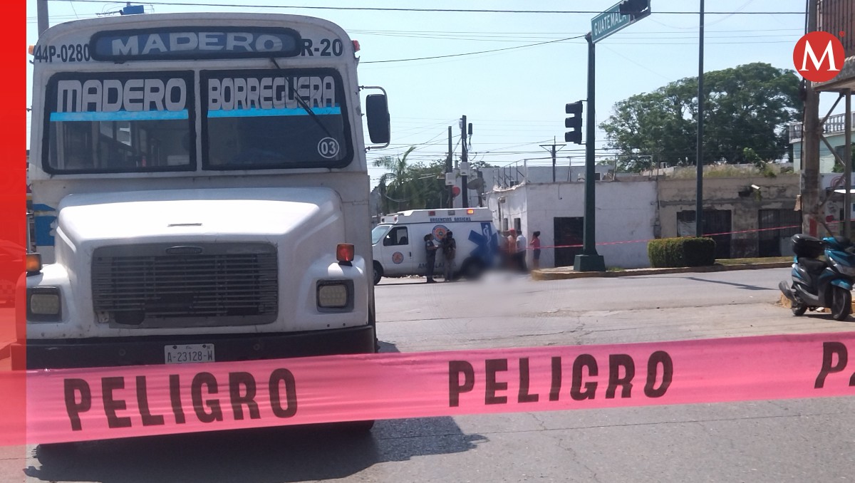 El accidente sucedió en la zona centro de Ciudad Madero