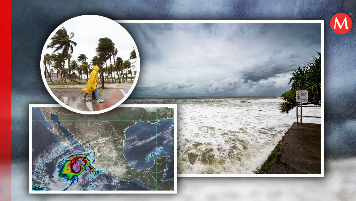 El ciclón Nueve-E se ubica cerca de Jalisco y Nayarit. El NHC pidió vigilancia en al menos tres estados. | Freepik, Cuartoscuro y SMN