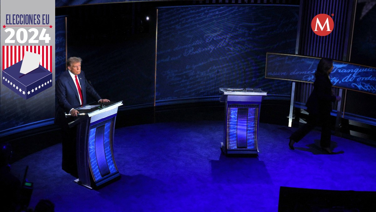 Donald y Kamala se conocieron en persona durante el debate. | Reuters