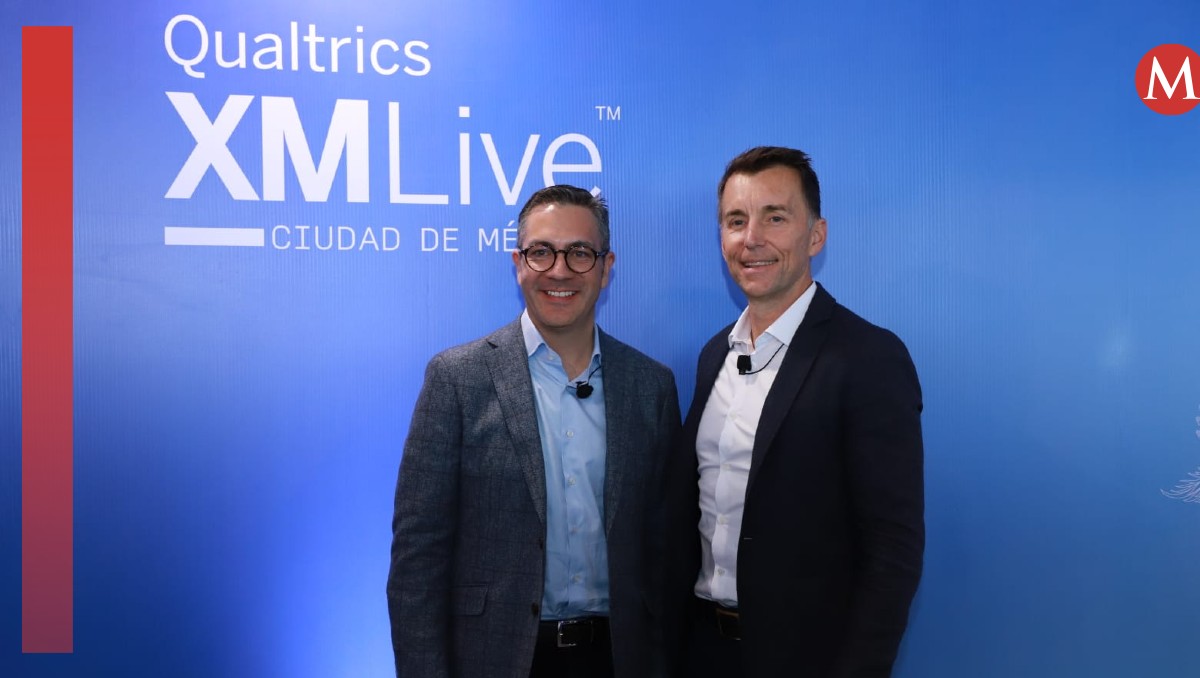 Enrique Bravo, director general para América Latina y el Caribe Qualtrics y Zig Serafín, director ejecutivo de Qualtrics | Juan Carlos Bautista.