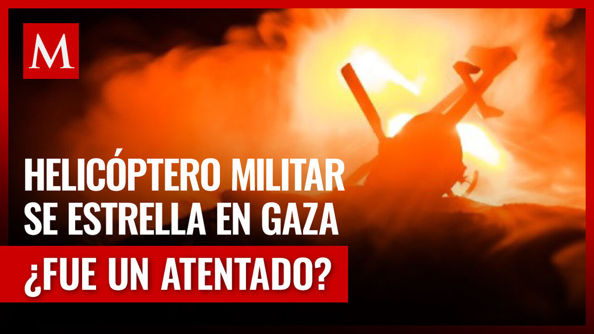 Helicóptero Black Hawk de Israel se estrella en Gaza durante evacuación