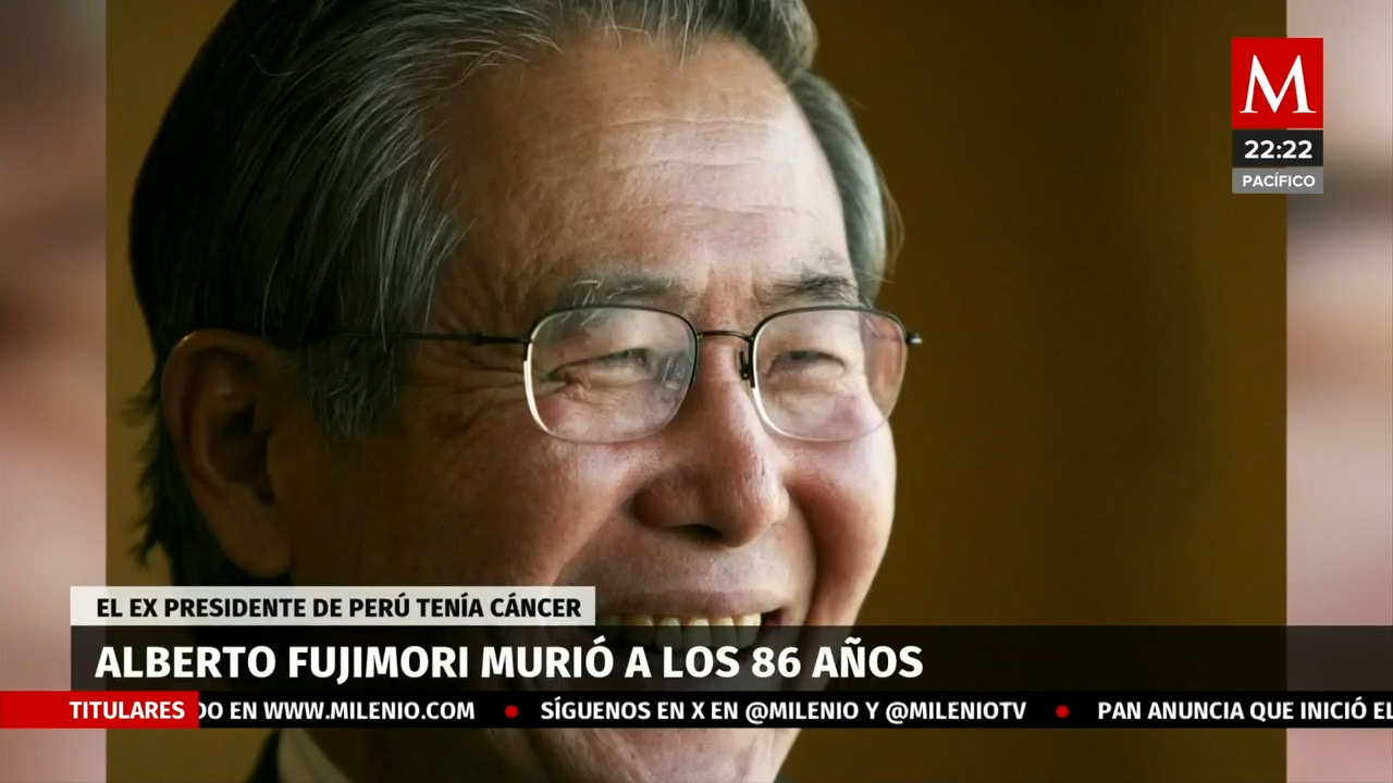 Muere Alberto Fujimori por cáncer, ex presidente de Perú