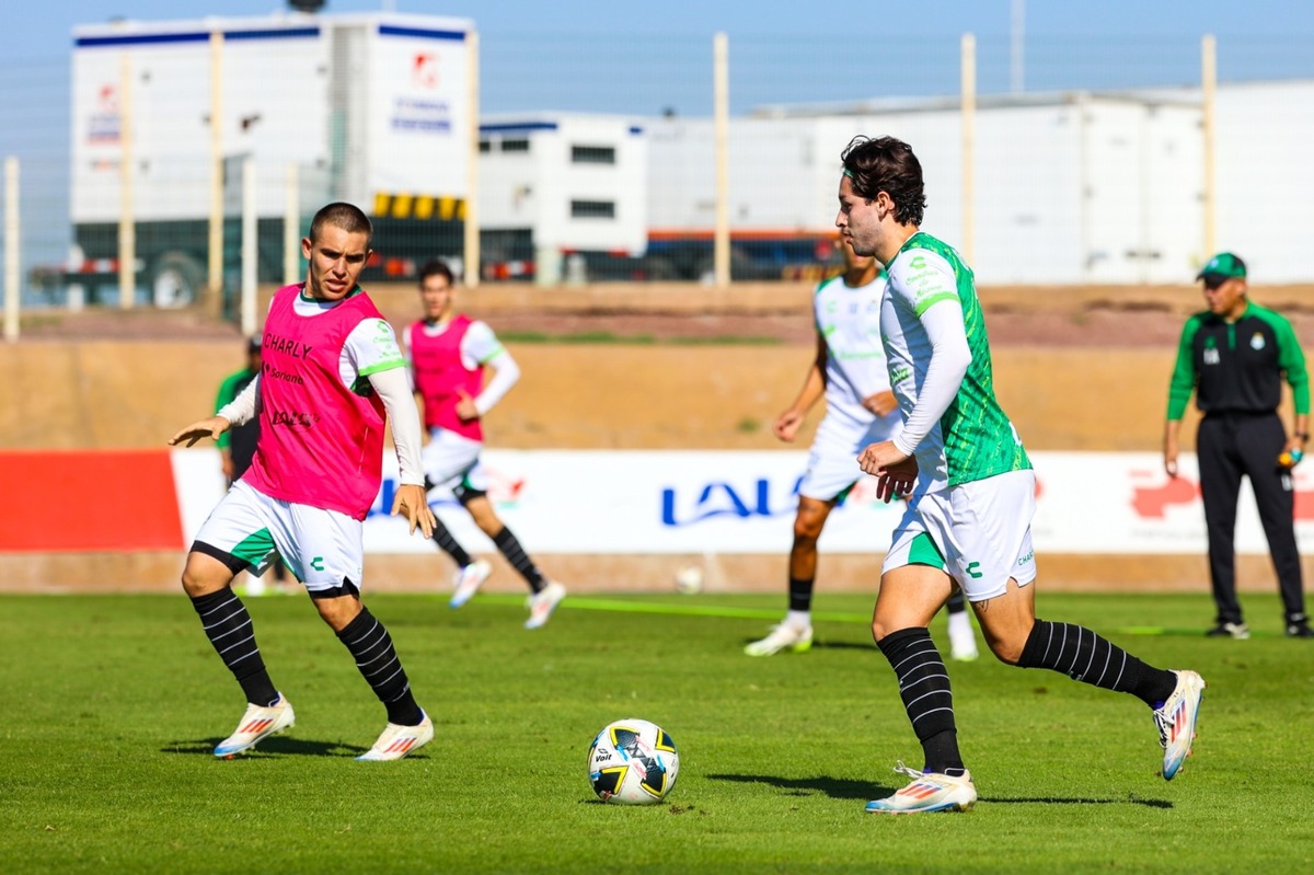 Santos Laguna entrenamiento en TSM. | Especial