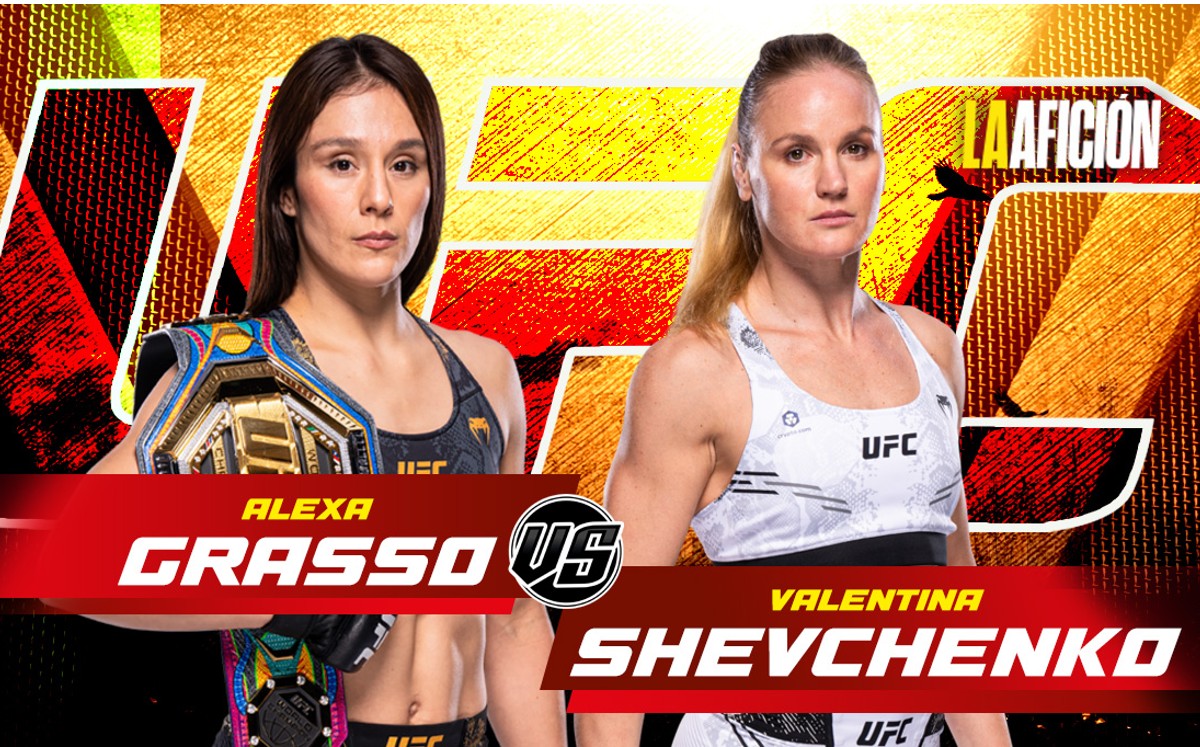 Pelea de Alexa Grasso vs. Valentina Shevchenko EN VIVO. UFC 306