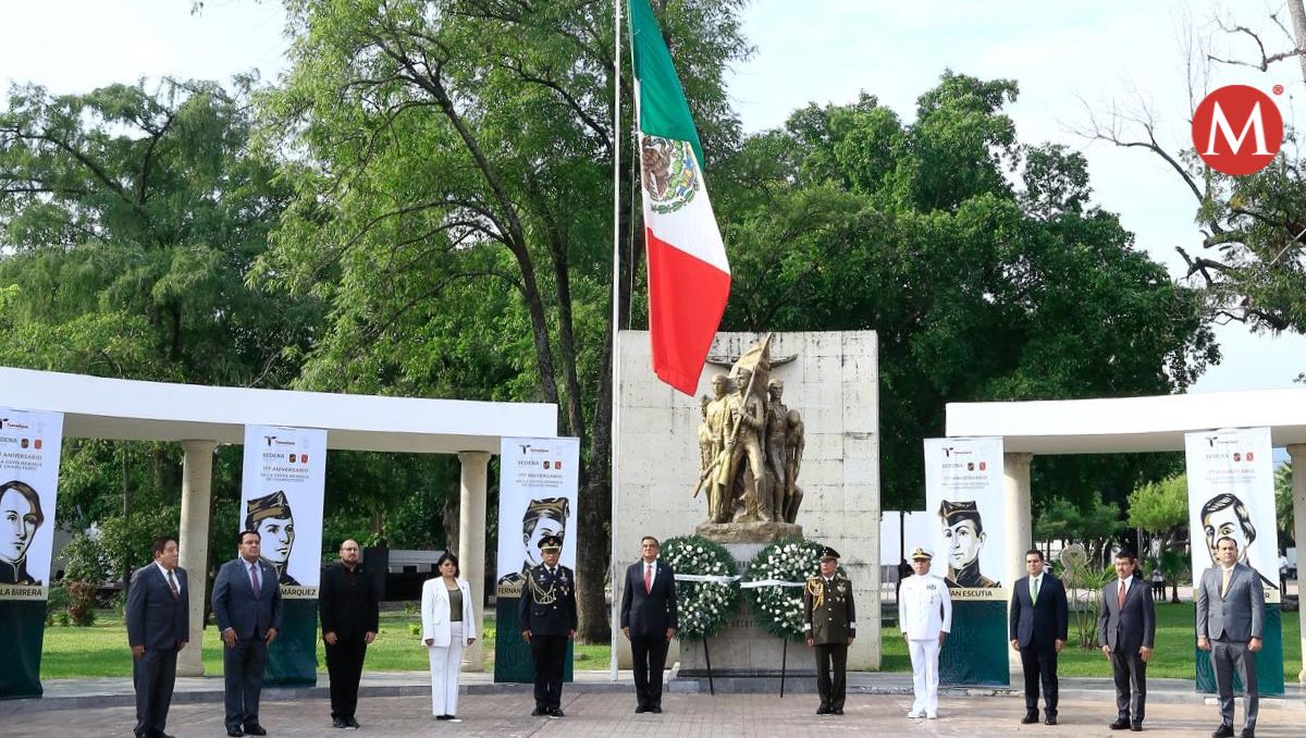 Américo Villarreal encabeza 177 aniversario de gesta de Niños Héroes.