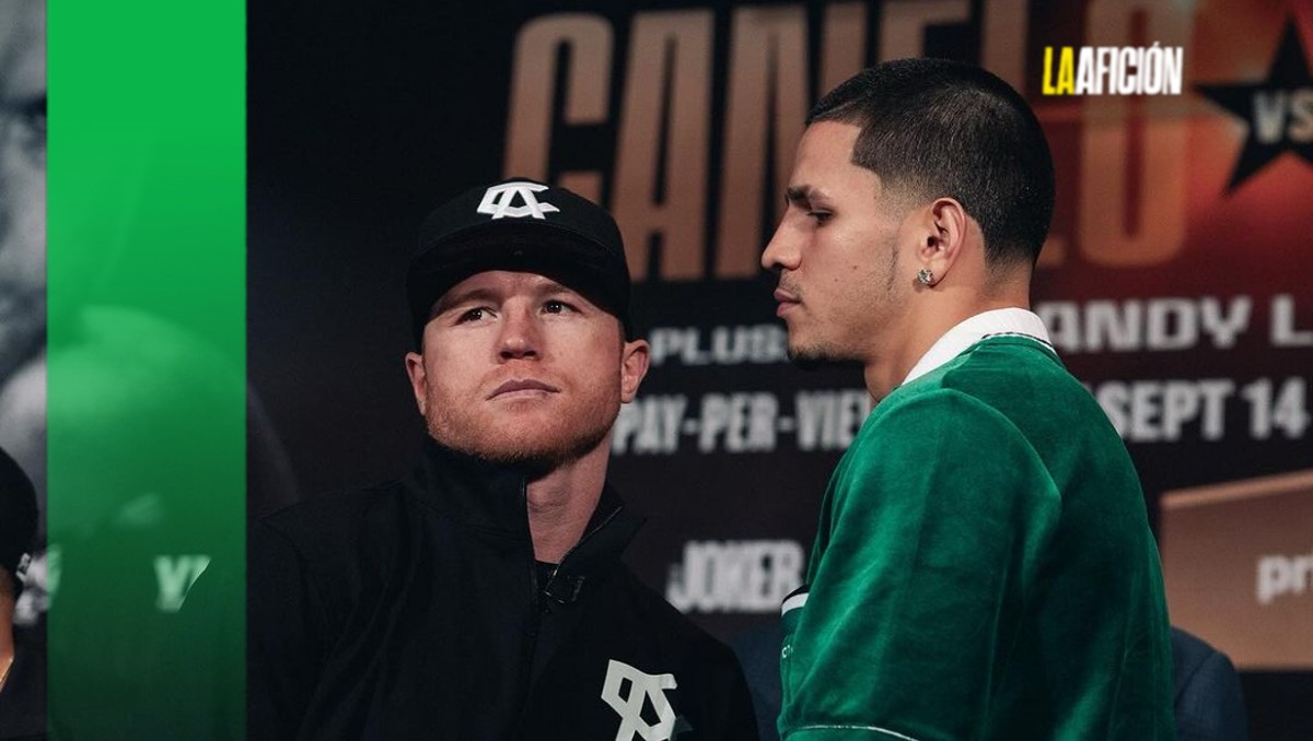 'Canelo' Álvarez y Edgar Berlanga cumplen con la báscula para su pelea (Instagram @edgarberlanga)
