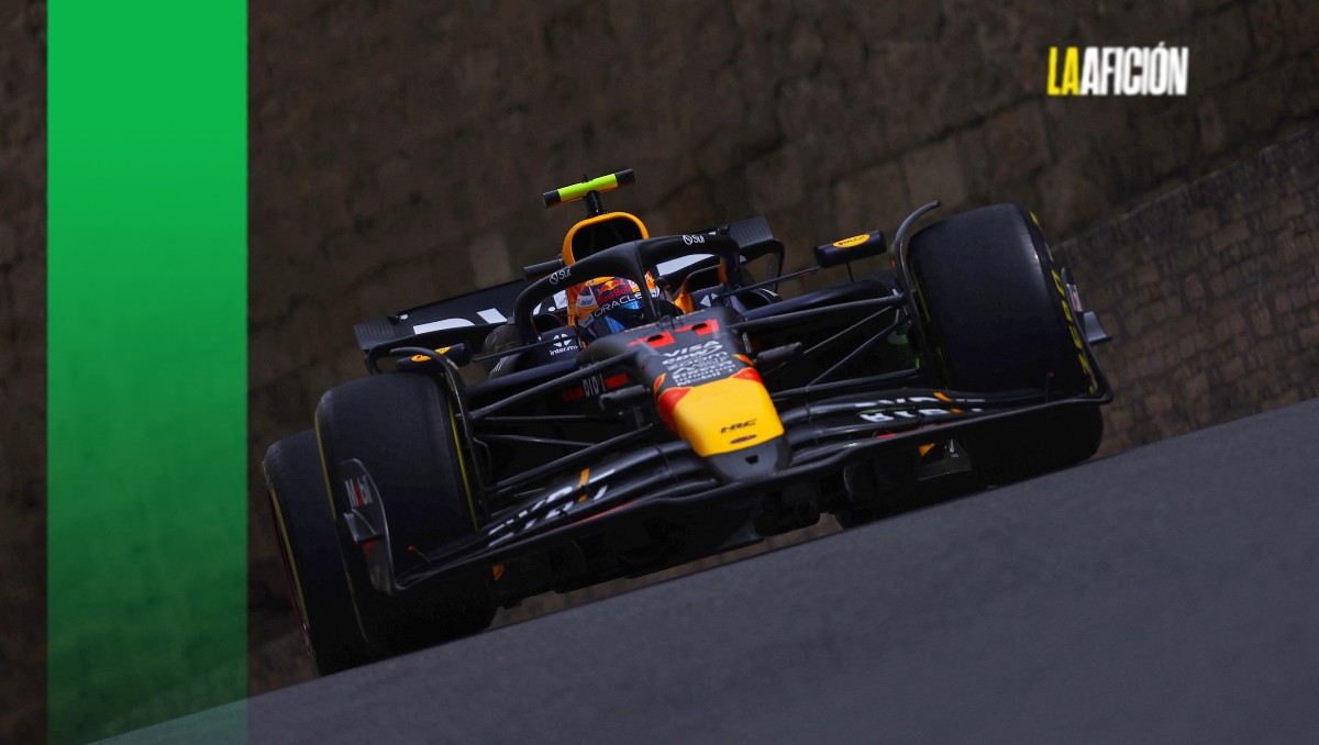'Checo' Pérez muestra dominio y finaliza en segundo lugar de la segunda práctica del GP de Azerbaiyán (Reuters)