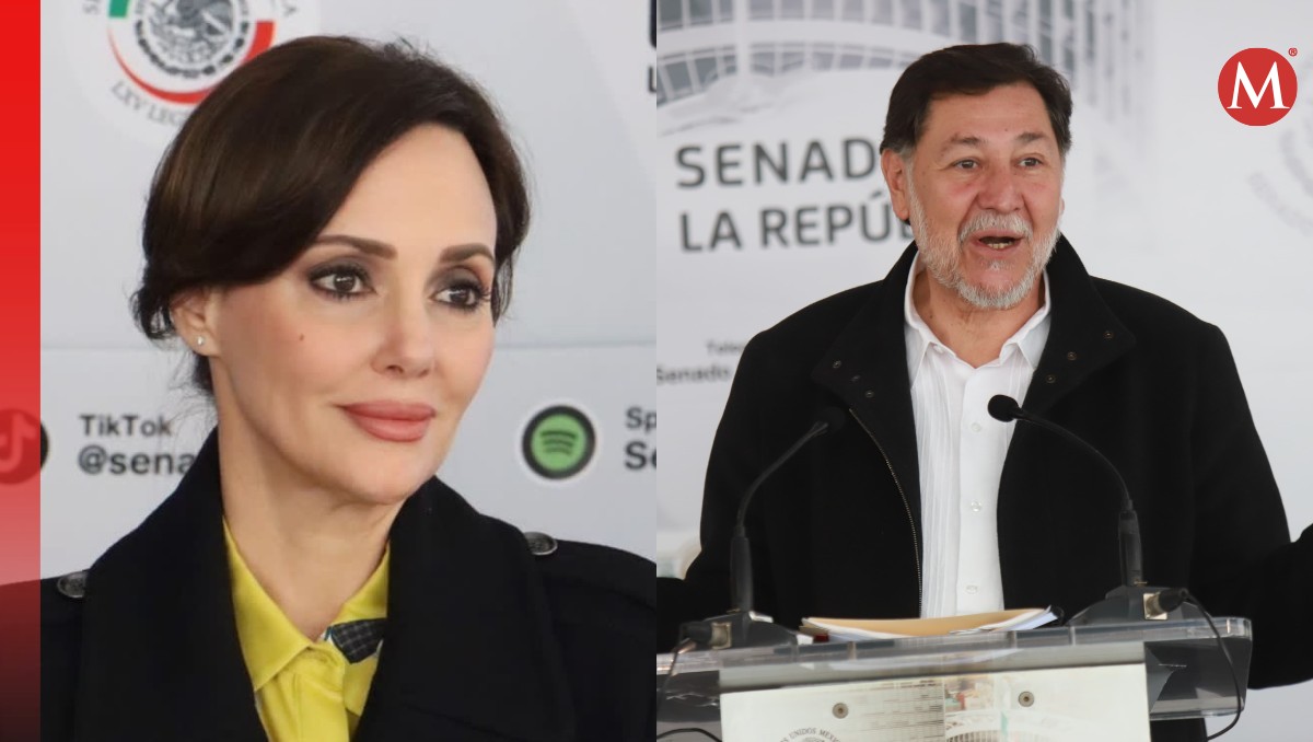 Lilly Téllez y Gerardo Fernández Noroña tuvieron una discusión por la Reforma Judicial. (Especial/Juan Carlos Bautista)