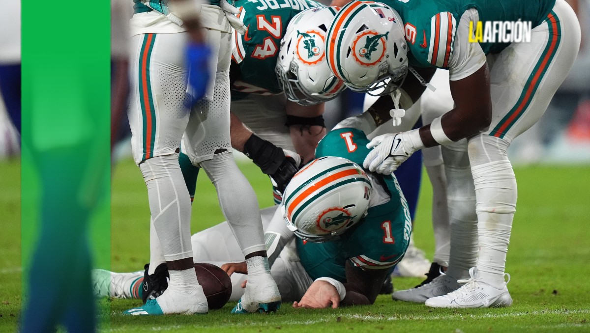 Tua Tagovailoa abandona el Bills vs Dolphins tras sufrir sufrir dramática conmoción cerebral (Reuters)