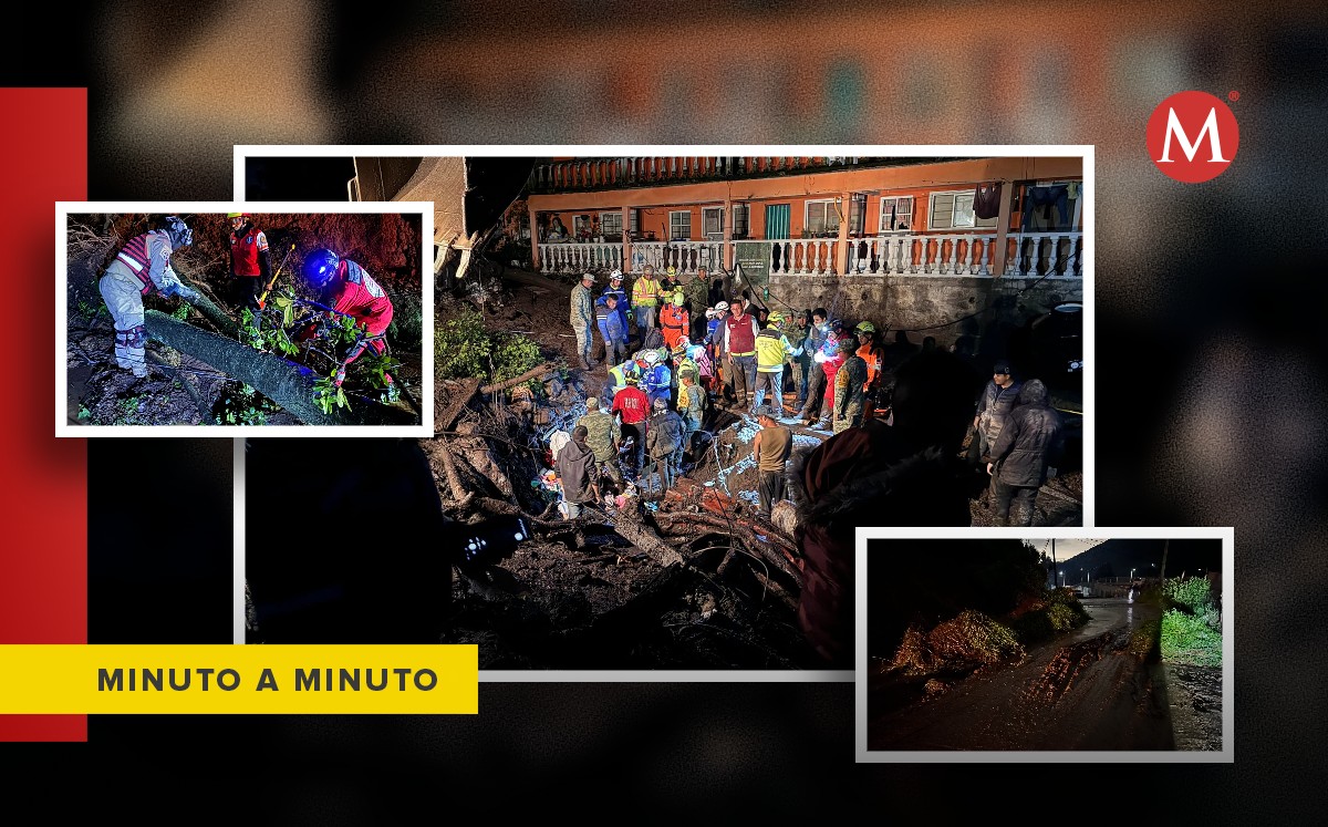 Equipos de Protección realizan trabajos de rescate.