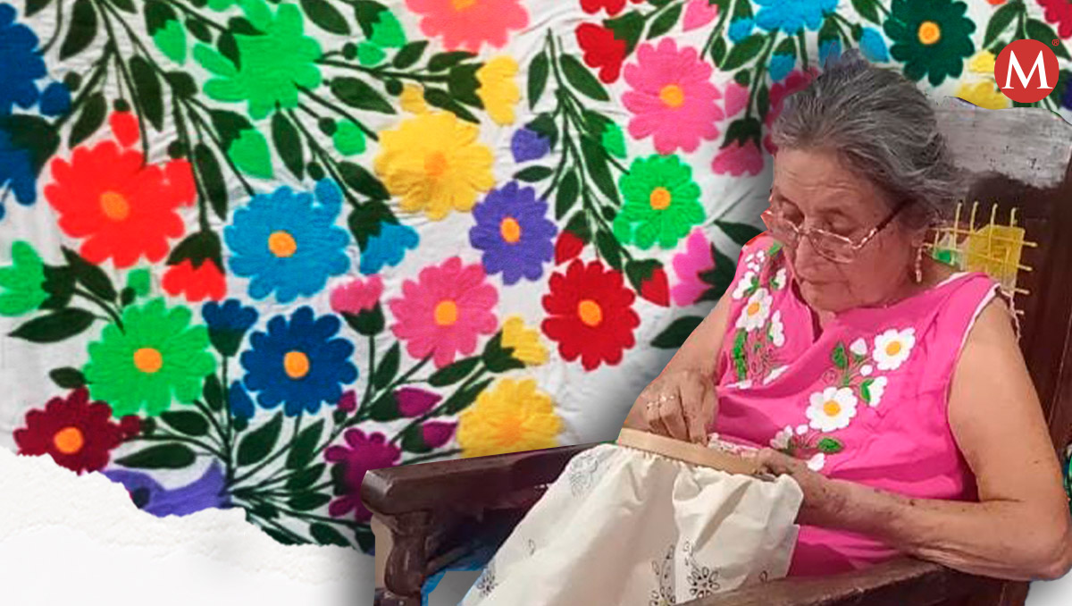 Maclovia Ramírez: la artesana de Jaltocán que enaltece la cultura huasteca con sus bordados | Diseño: Samantha Martz