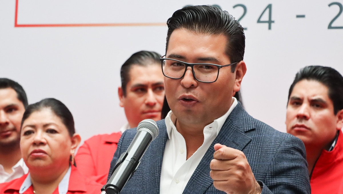 Aunque el PRI será la fuerza de oposición más reducida en el Congreso local, Néstor Camarillo dejó claro que no buscarán una alianza con MC | EsImagen