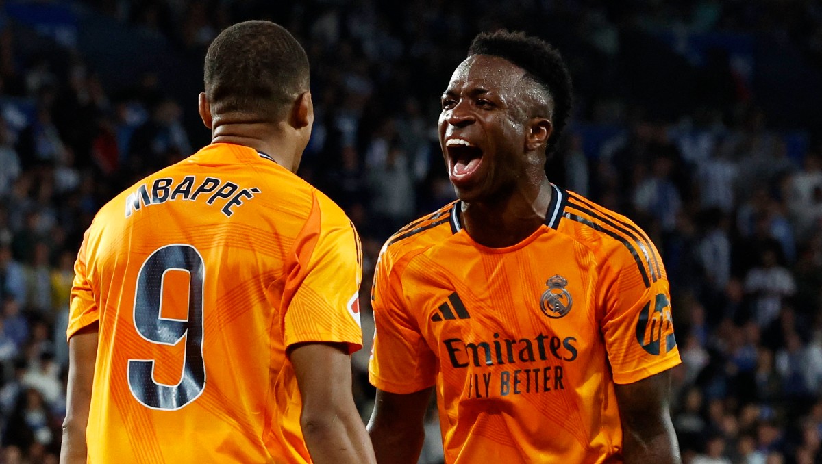 Vinicius y Mbappé le dan la victoria al Real Madrid sobre la Real Sociedad