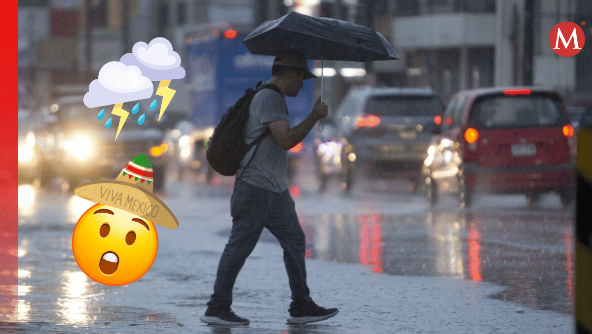 Se espera que siga las lluvias para el lunes 16 de septiembre en Monterrey  / Especial.