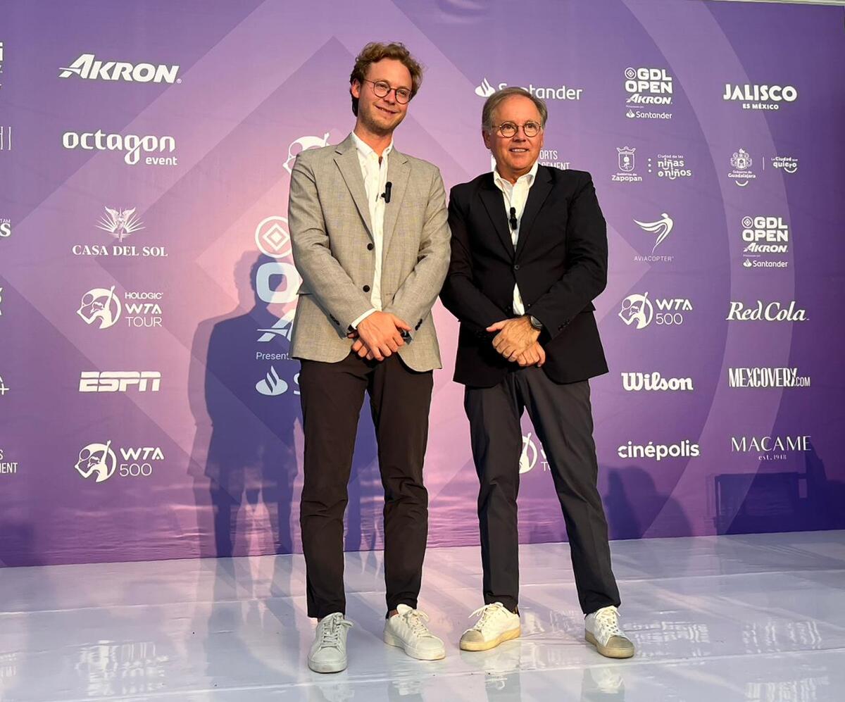 Gustavo Santoscoy habla tras la culminación del Guadalajara Open (Vanessa Flores)
