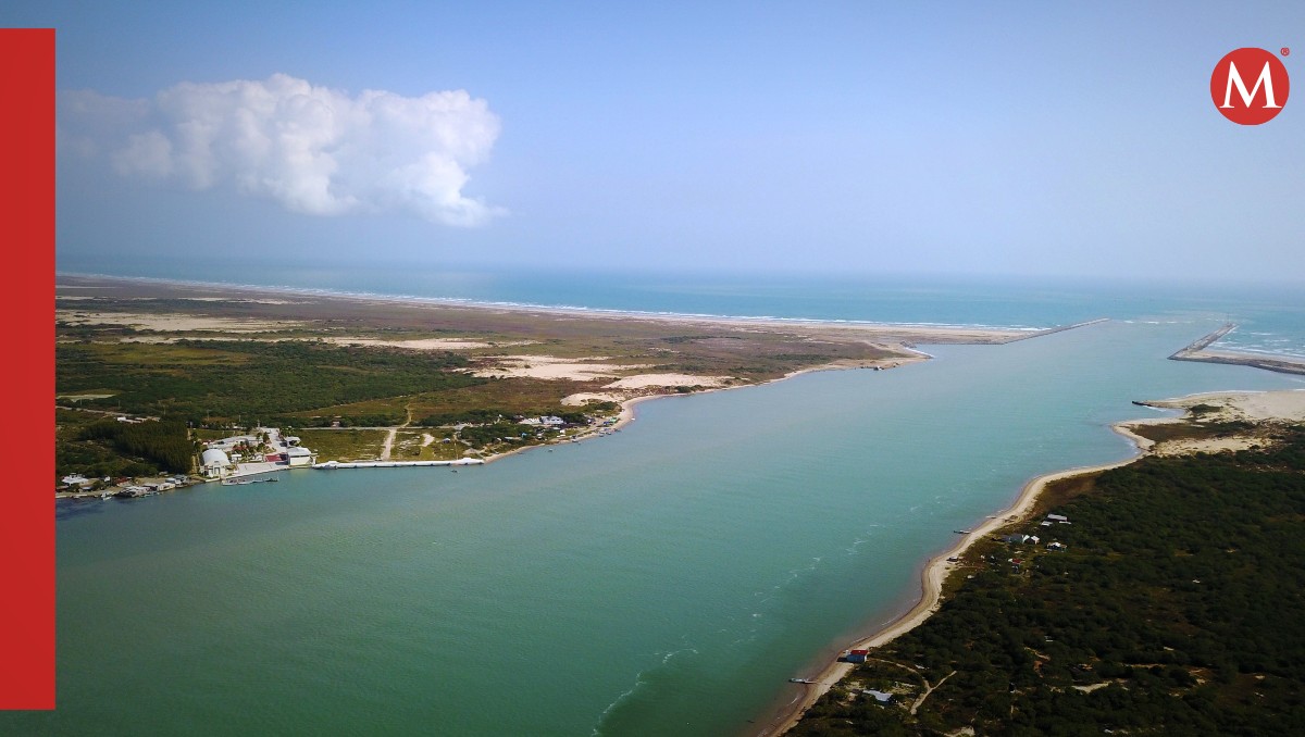 Canal de navegación del puerto de Matamoros.