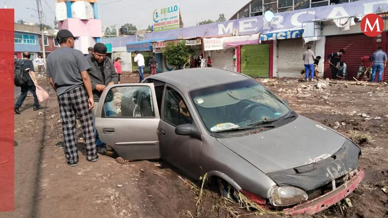Al menos 80 domicilios presentan daños tras lluvias en Ecatepec, Estado de México