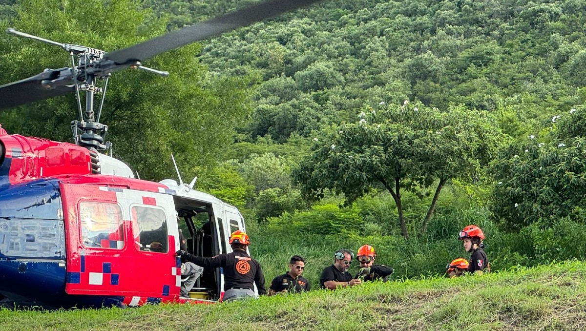 Elementos de Protección Civil de Nuevo León realizarán el traslado aéreo. Foto: Especial