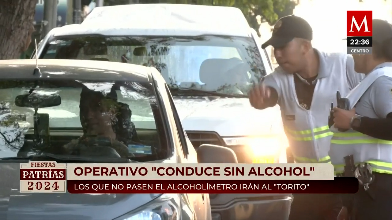 Intensifican el alcoholímetro en la CdMx para garantizar la seguridad durante las Fiestas Patrias