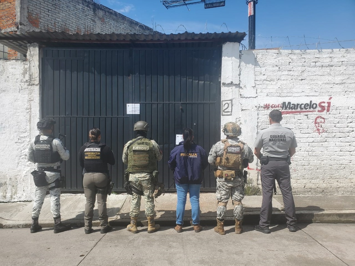 La Unidad Canina rastreó droga en el inmueble.