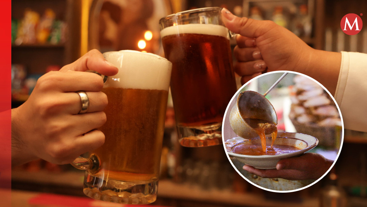 Mole de panza y una cerveza preparada el festín de poblanos para curarse la fiesta mexicana | Agencia Es Imagen