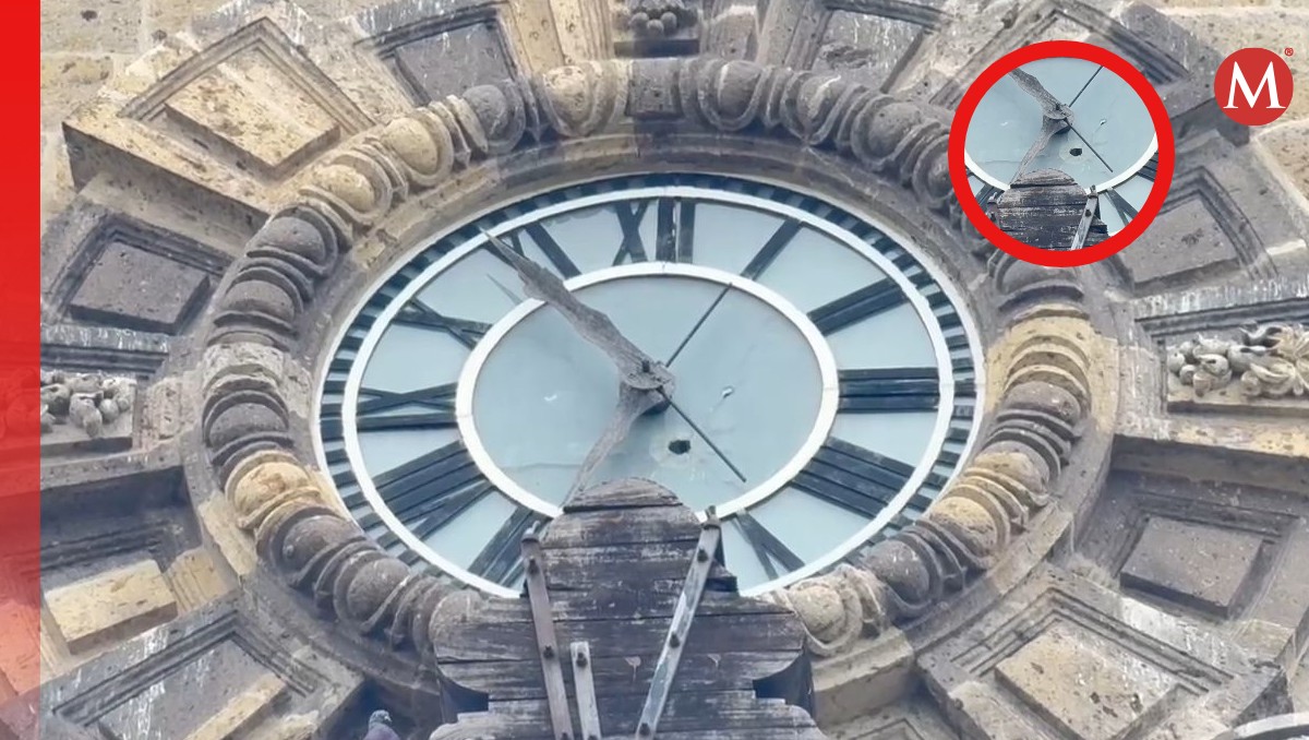 El orificio en el reloj se aprecia a simple vista. (Especial)