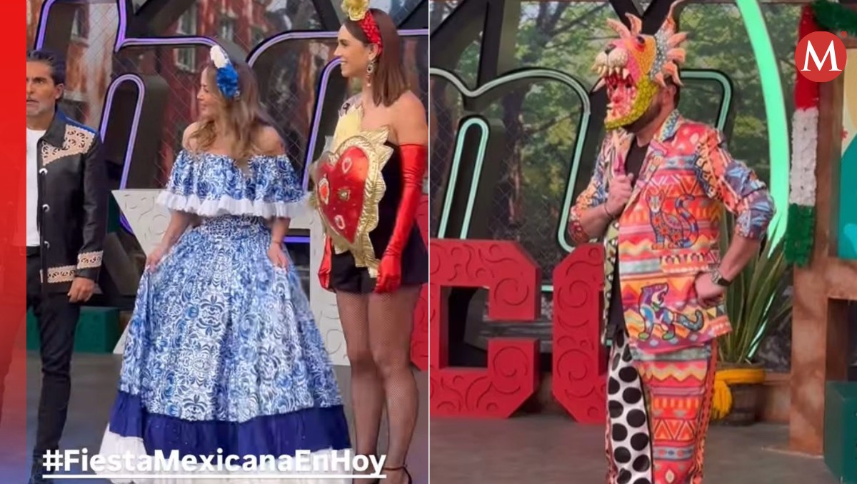 Tunden en redes a conductores del programa 'HOY' por sus look mexicano