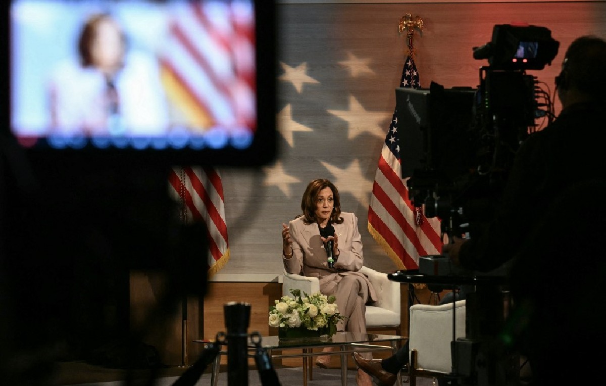 Entrevista de Kamala Harris en la Asociación Nacional de Periodistas Negros (AFP)