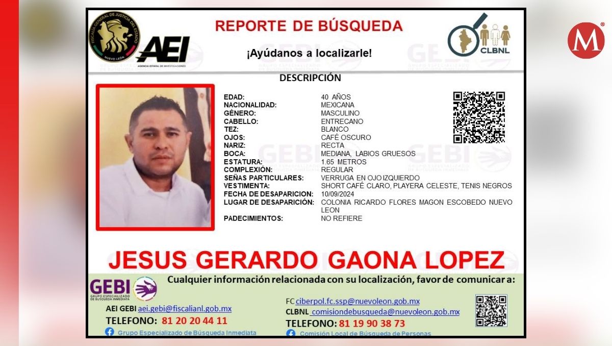 Jesús Gerardo Gaona López lleva desaparecido una semana | Especial
