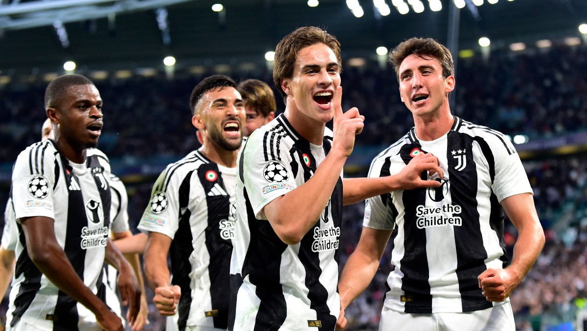 Jugadores de la Juventus en festejo de gol (Reuters)