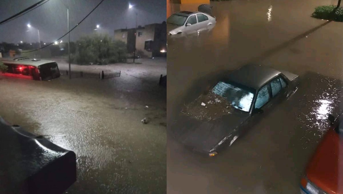 Salinas Victoria y Ciénega de Flores fueron los municipios afectados por lluvias. Foto: Especial