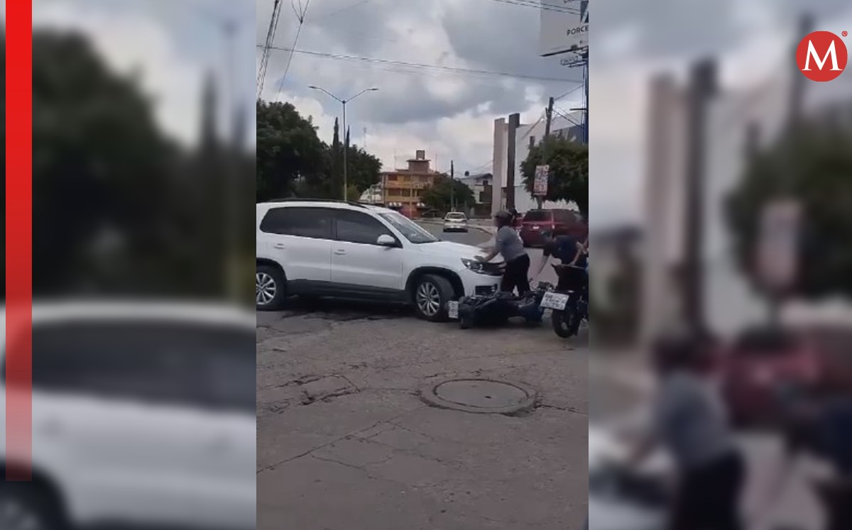 En SLP un hombre atropella a una mujer y se da la fuga / Especial
