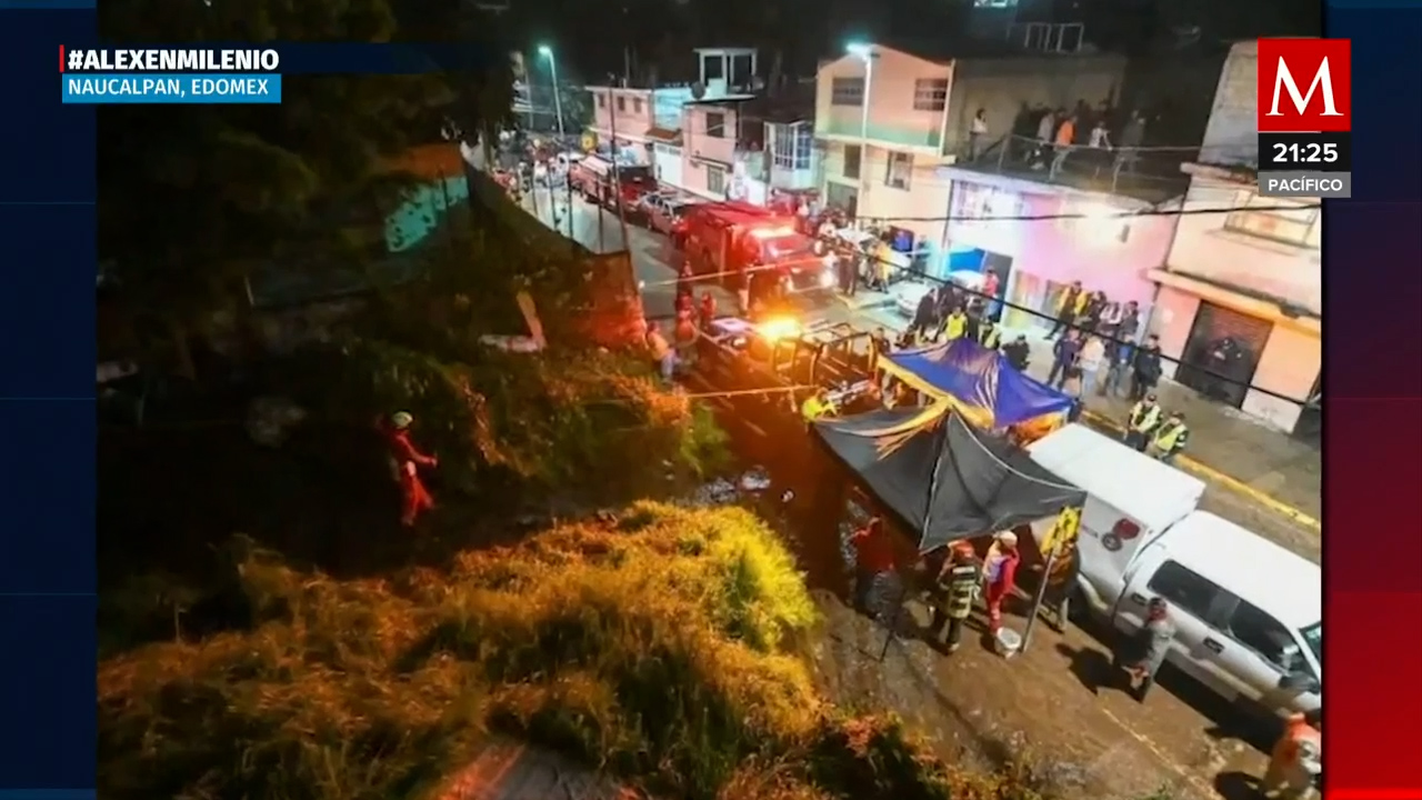 Deslave en Naucalpan causa seis muertes y genera temor entre los vecinos