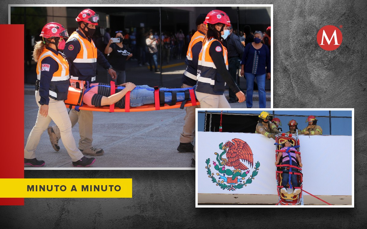 Simulacros 19 de septiembre en Coahuila y Durango. | Rolando Riestra