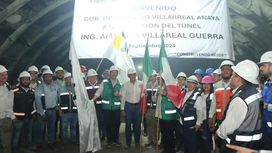 Américo Villarreal recorre por primera vez el nuevo túnel de la autopista Mante-Ocampo-Tula