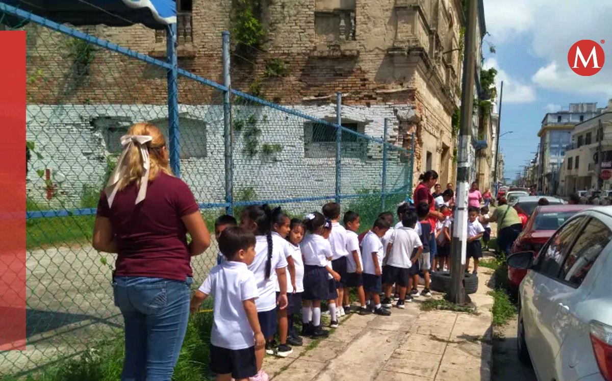 Kinder innova con simulacro en Tampico | Yazmín Sánchez