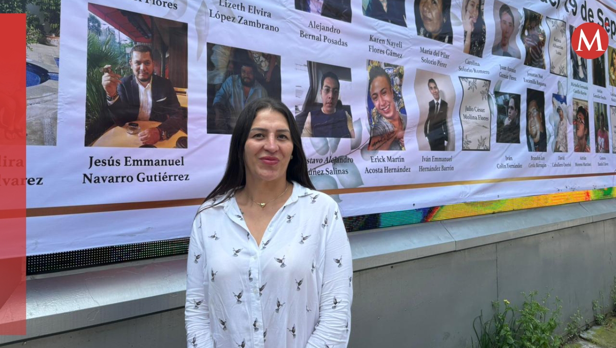 Laura Bernal, sobreviviente de la caída del edificio Álvaro Obregón 286. | Foto: Azucena Rangel