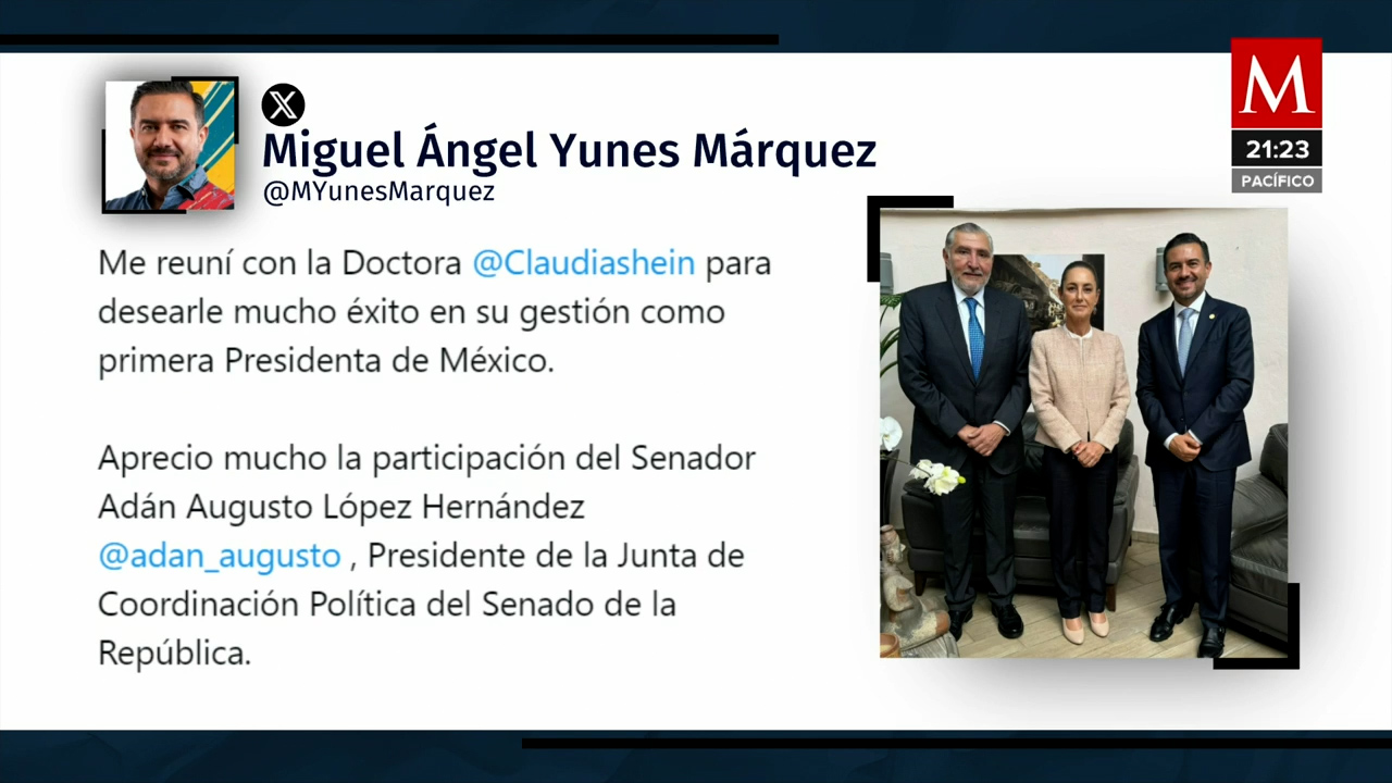 Miguel Ángel Yunes Márquez se une a la bancada de Morena en la aprobación de la reforma judicial