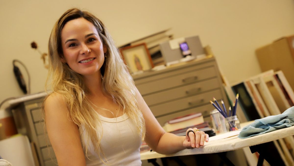 Paola Celada dijo que el curso se enfocará en el dibujo. Roberto Alanís