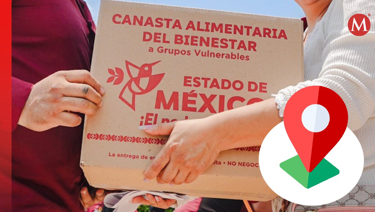 Ubicaciones en el Estado de México de entrega de despensas del programa Alimentación para el Bienestar. Foto: (Especial)