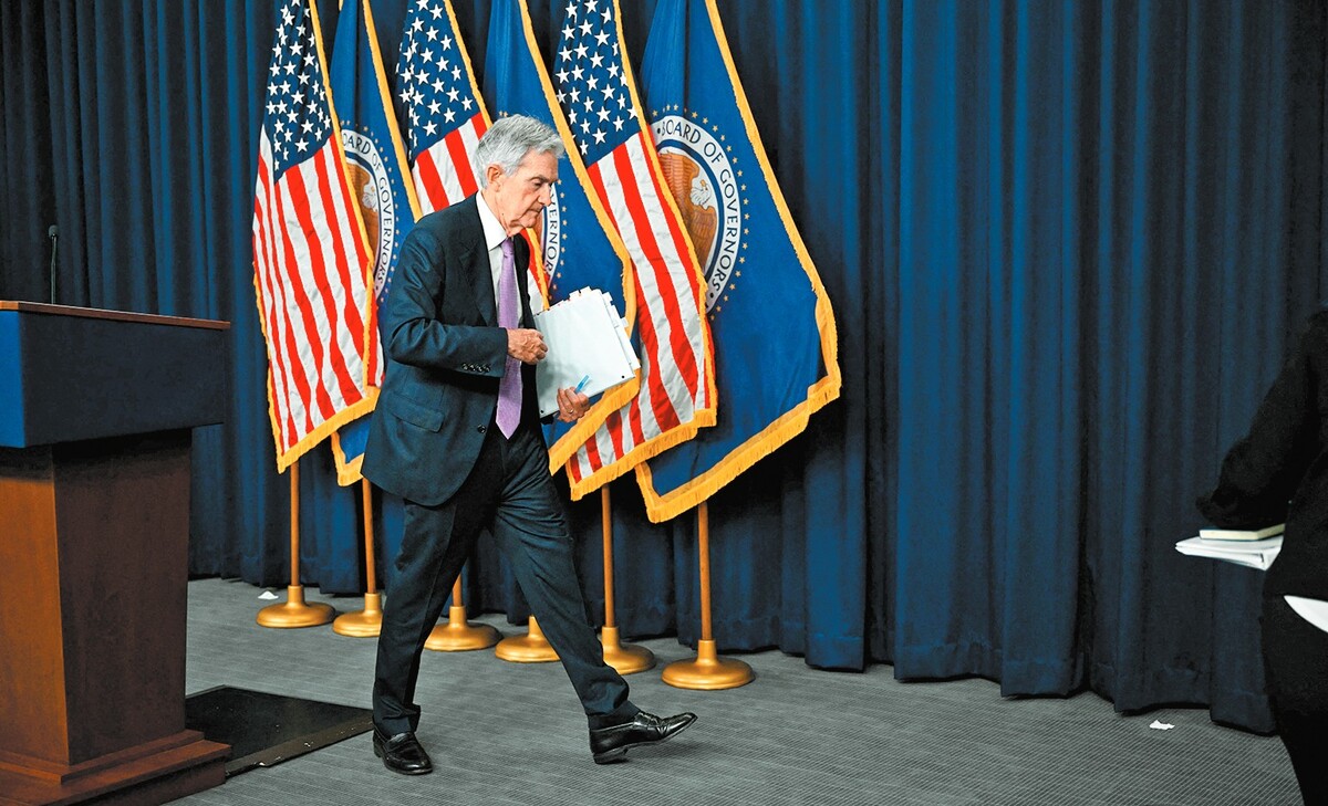 Jerome Powell, presidente de la Reserva Federal, va en busca de un “aterrizaje suave”. Mandel Ngan/AFP