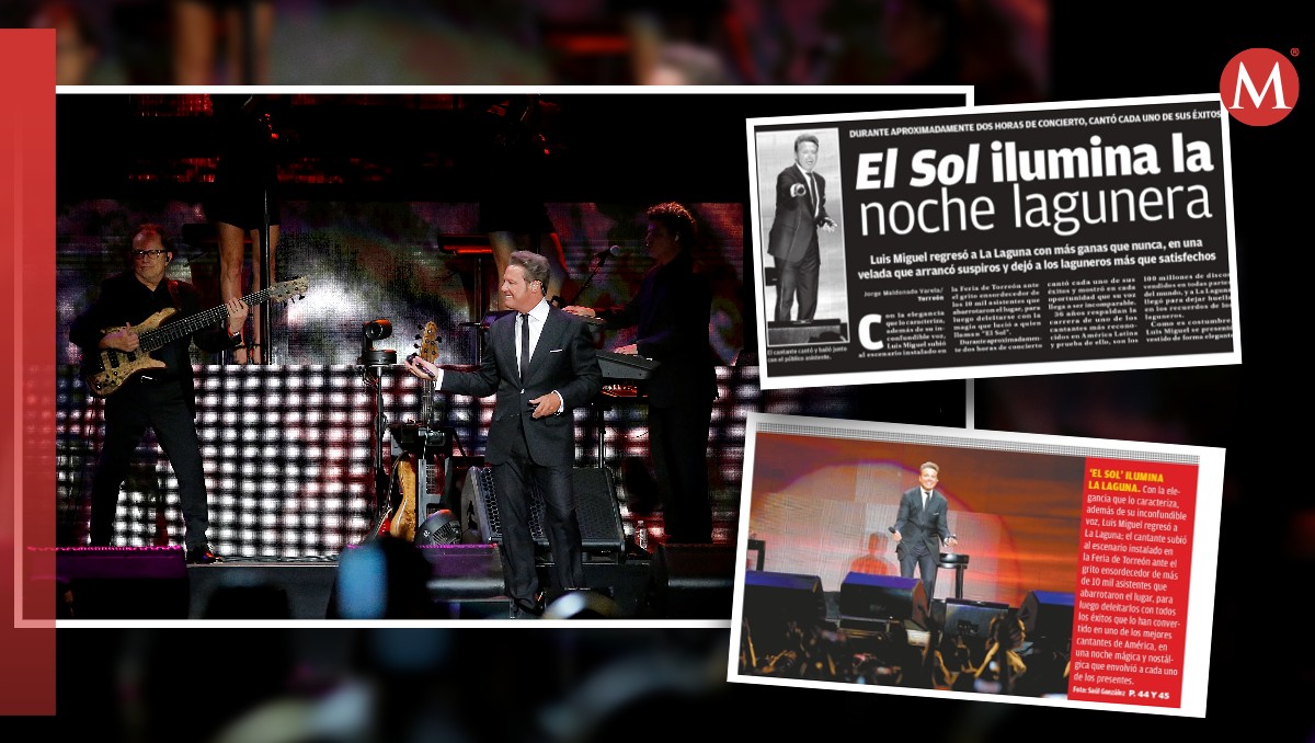 La última vez que Luis Miguel visitó Torreón, reunió a 10 mil laguneros. | Especial