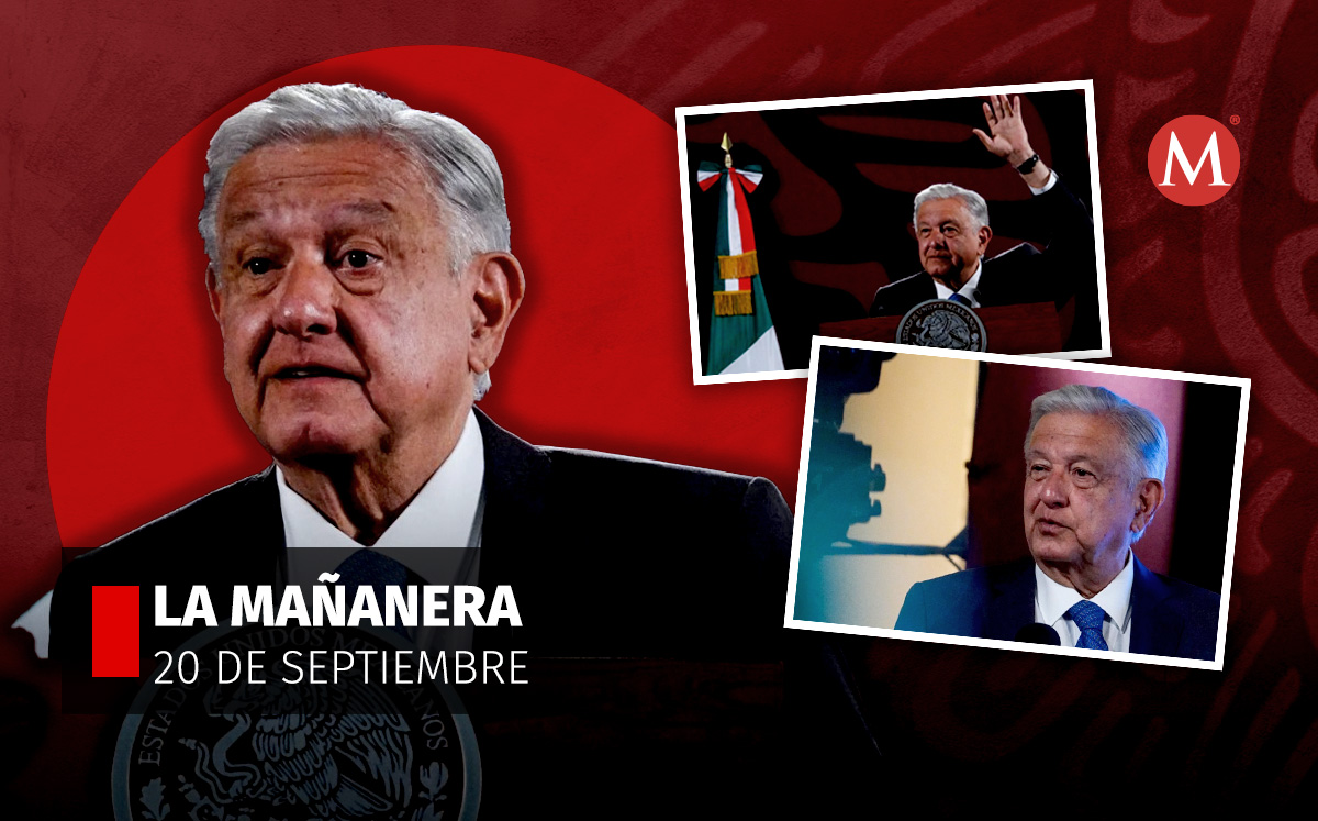 El presidente López Obrador en la mañanera desde Palacio Nacional. | Cuartoscuro