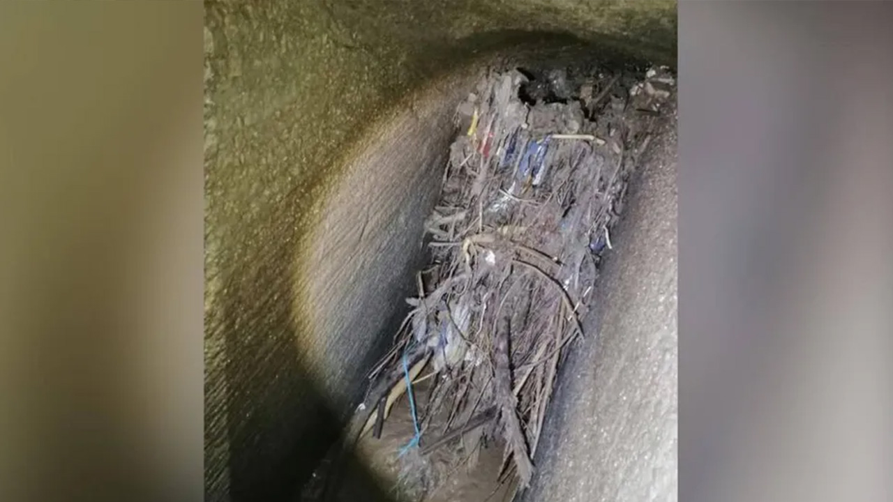 Conagua realiza trabajos de desfogue por el taponamiento de basura en la presa Los Cuartos