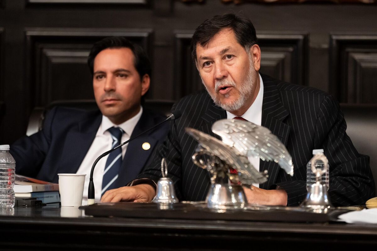 Mauricio Vila y Gerardo Fernández Noroña durante la reanudación de la discusión de reforma judicial. | Cuartoscuro