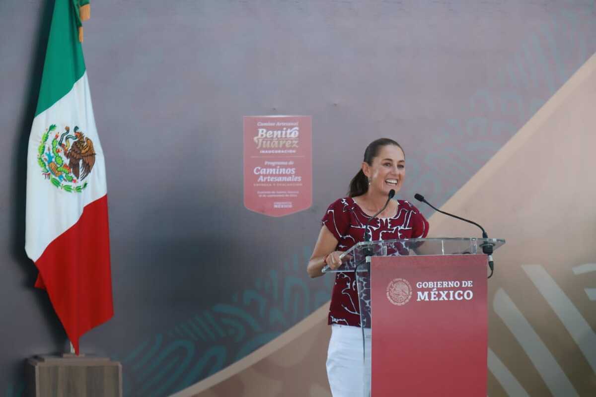 La presidenta electa prometió volver a Oaxaca para conmemorar el natalicio de Benito Juárez. | Juan Carlos Bautista