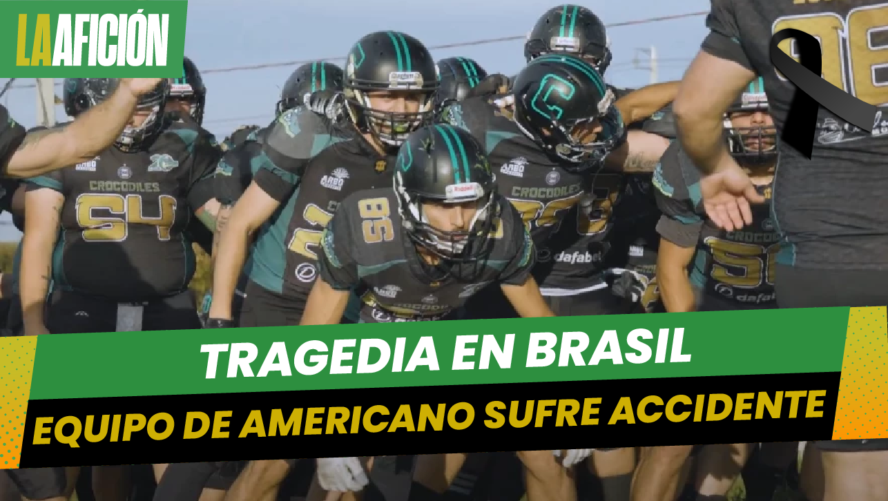 Se accidenta autobús que transportaba a equipo de futbol americano en Brasil; hay 3 fallecidos