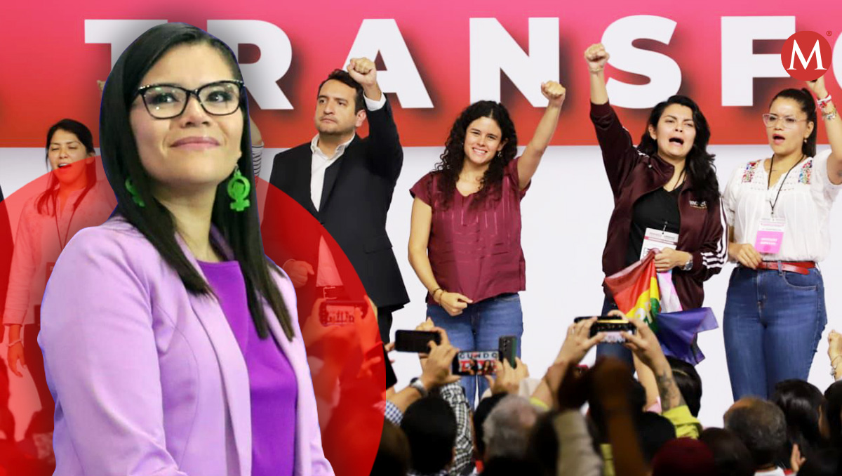 Carolina Rangel es designada como nueva secretaria general de Morena. | Diseño: